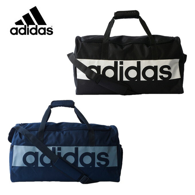 アディダス adidas ダッフルバッグ リニアロゴチームバッグM BVB06