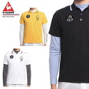 ルコック le coq sportif ゴルフウェア シャツセット メンズ 半袖シャツ&長袖シャツレイヤードセットアイテム QG1066CP