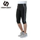 【5/26までの期間限定価格】 ハーフタイツ メンズ 陸上タイツ 3/4 VQ561015H02 ビジョンクエスト VISION QUEST