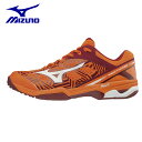 ミズノ テニスシューズ オムニクレー メンズ ウエーブエクシード OC ユニセックス 61GB1713 54 mizuno