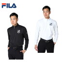 フィラ FILA ゴルフウェア ポロシャツ 長袖 メンズ ハ...