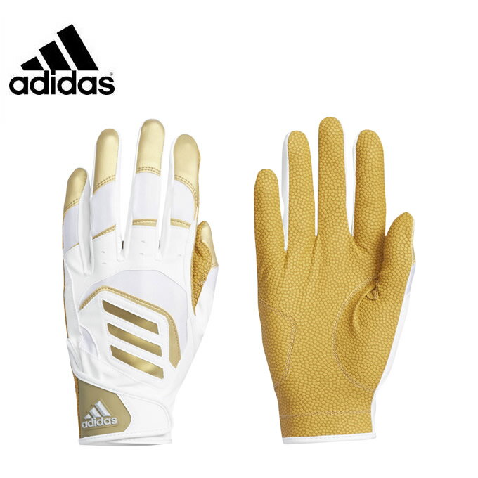 アディダス 野球 バッティンググローブ 両手用 メンズ ジュニア 5T バッティンググラブ DU9699 FTK85 adidasの画像