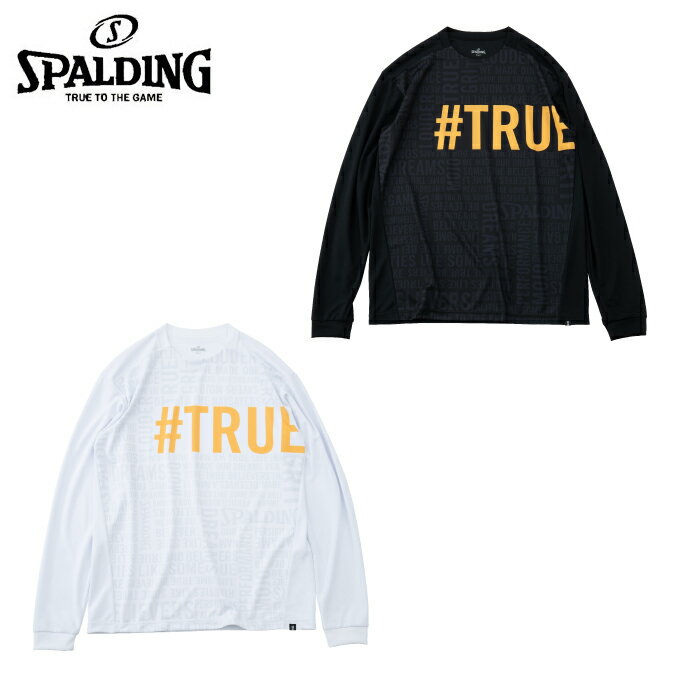 X|fBO SPALDING oXPbg{[ Vc Y fB[X L S T-SHIRT - TRUE PRINT L S TVc - gD[vg SMT191040