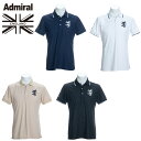 アドミラル Admiral ゴルフウェア ポロシャツ 半袖 メンズ ランパントエンボスポロシャツ ADMA018