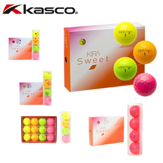 キャスコ KASCO ゴルフ ダースボール KIRA SWEET キラ スウィート 1ダース 12個入り