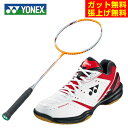 ヨネックス バドミントンラケットセット メンズ レディース アークセイバーD19 + パワークッション650 ARCD19H-005 + SHB650-053 YONEX