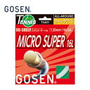 GOSEN ゴーセン硬式テニスガットオージー・シープ ミクロスーパー16LTS401テニスストリング ガット