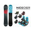 【店内全品ポイント5倍以上 9/20 0:00〜9/20 23:59】 スノーボード 2点セット メンズ NIDECKER ニデッカー SCORE+AXEL 2 ボード+ビンディング