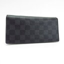 ルイ ヴィトン ダミエグラフィット ポルトフォイユ・ブラザ 二つ折り長財布 N62665 中古 ABランク LOUIS VUITTON | ビトン ヴィトン メンズ ウォレット 財布 ブランド 小銭入れ付き 箱付き【送料無料】
