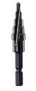 TRUSCO/トラスコ中山(株) 六角軸ステップドリル 2枚刃黒染め表面処理 4〜12mm NMS-12
