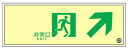 緑十字/(株)日本緑十字社 高輝度蓄光通路誘導標識 110×310×7mm SUC-K010 379010