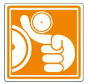【ネコポス便対応可】緑十字/(株)日本緑十字社 PL警告ステッカー 巻き込まれに注意 100×100mm 10枚組 PL-13(大) PL警告表示ラベル(簡易タイプ) 201013
