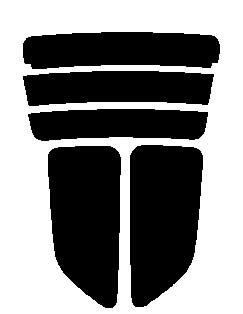 ファミリア BH# 3ドア カット済みカーフィルム 高透明・断熱 リヤーセット