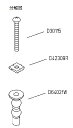 TOTO(トートー)取付ボルト組品D301155ZR(D30115-5ZR)
