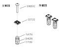 TOTO(トートー)取付ボルト組品D30278Z