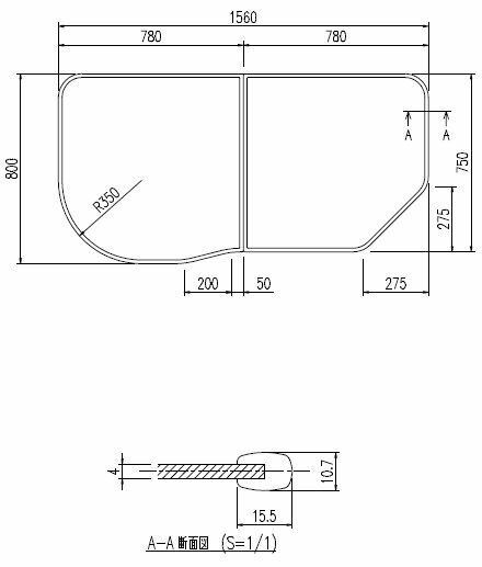 INAX(イナックス) 風呂フタ YFK-1679(3)BR-K INAX(イナックス) 風呂フタ YFK-1679(3)BR-K