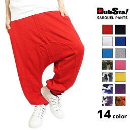 ダンス 衣装 ヒップホップ　DUBSTA ダブスタ 無地 & 迷彩柄 サルエルパンツ 14色 XS-3XL <strong>メンズ</strong> レディース 【3本以上で一本あたり3,300円】【あす楽対応】