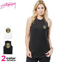ステューシー STUSSY WOMEN Tシャツ ノースリーブ レディース Rasta SK8 Raw Muscle Tee (stussy tee ティーシャツ T-SHIRTS カットソー トップス 2941373 ストゥーシー スチューシー) 【あす楽対応】