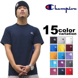 Champion (<strong>チャンピオン</strong>) 半袖 刺繍 コットン Tシャツ / US限定モデル / ワンポイント (15色) [T2226] 【champion <strong>tシャツ</strong> B ストリート 系 メンズ ファッション 大きいサイズ TEE ダンス 衣装 ヒップホップ】【あす楽対応】 【メール便対応】