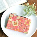 L型 L字 ファスナー折り財布/二つ折り財布◆ラウンド ビオラ≪ピンク≫【送料無料】【HIRAMEKI./ヒラメキ】