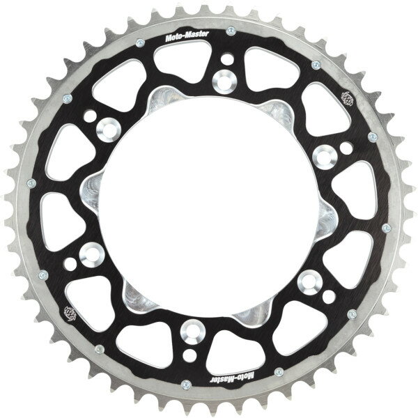 【USA在庫あり】 モトマスター Moto-Master FUSION SERIES DUAL RING SPROCKET (BLACK, 520-52T) HONDA 1211-2107 HD店