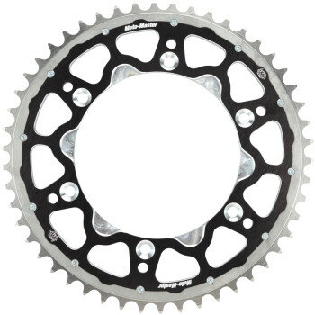 【USA在庫あり】 モトマスター Moto-Master FUSION SERIES DUAL RING SPROCKET (BLACK, 520-52T) BETA, 1211-2353 HD店