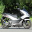 SP忠男 フルエキゾースト ピュアスポーツ S 14年以降 PCX150 チタンブルー PC1-GE-24 HD