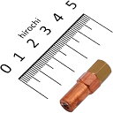 【メーカー在庫あり】 エスコ(ESCO) #400/M6x1.0 四割火口(プロパン 天然ガス用) 000012072492 HD