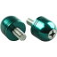 【メーカー在庫あり】 031073-08 ポッシュ POSH バーエンド タイプ2 カワサキ用 ボルト径8mm 外径φ22.2mm用 アルミ ダークグリーン