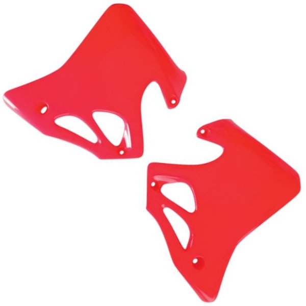 【USA在庫あり】 ユーフォープラスト UFO PLAST ラジエーターカバー 95年-96年 CR125R、CR250R CRレッド 12-228-32 HD店