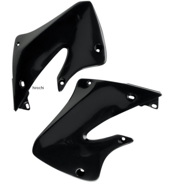 【USA在庫あり】 ユーフォープラスト UFO PLAST ラジエーターカバー 97年-99年 CR125R、CR250R 黒 12-229-33 HD店