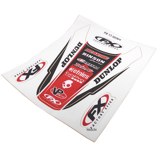 【USA在庫あり】 ファクトリーFX FACTORY EFFEX デカール リアフェンダー 07年-14年 CRF150R 4302-3584 HD店