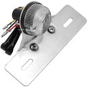 SP武川 クラシックテールランプキット 12V10W/5W レンズタイプ クリアレンズ レッドバルブ加工済み 汎用 05-08-0333 HD店