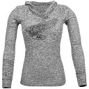 【USA在庫あり】 ホンダ純正 トップ 長袖 女性用 ビンテージ ロッカー グレー WLG 549575 HD店