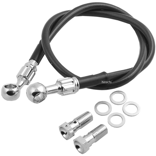 ACパフォーマンスライン AC-PERFORMANCELINE フロントブレーキホース 88年-91年 VT250 スパーダ メッキ/スモーク 32115130S HD店