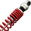 ピーエムシー PMC YSS ツイン リアショック スポーツライン Z366 GS1200SS 330mm シルバー/赤 116-3016501 HD店