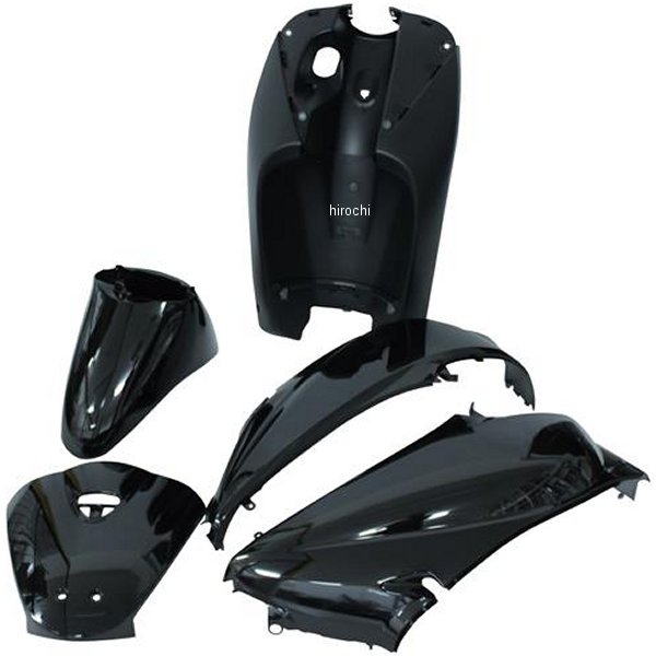 【メーカー在庫あり】 エナジープライス 外装5点セッ トゥデイ FI AF67 黒 CWL199 HD店