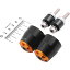 ユーカナヤ U-KANAYA アルミビレット バーエンド 03年以降 CBR600RR PC37/PC40 黒/ゴールド BEBK-HO28-GD HD店