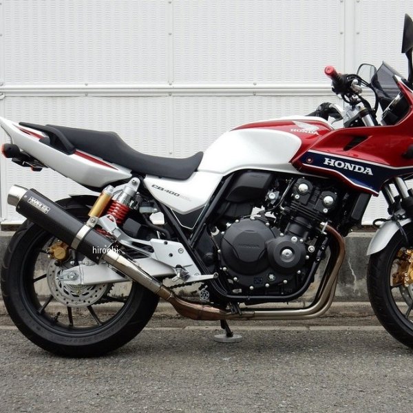 ダブルアールズ WR'S スリップオンマフラー JMCA 16年以降 CB400SF、CB400SB カーボン BC1455JM HD店