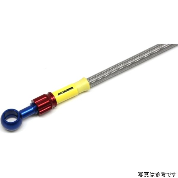ACパフォーマンスライン AC-PERFORMANCELINE フロント ブレーキホース アルミ 18年-19年 CB400SB(ABS) 青/赤 32013490 HD店