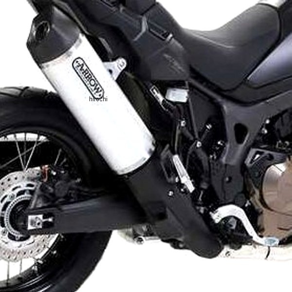 アロー ARROW スリップオンマフラー MAXI RACE TECH 16年-19年 CRF1000L AfricaTwin アルミ/カーボンエンド 72621AK-CRF1000L HD店