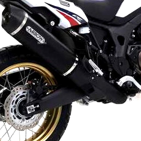 アロー ARROW スリップオンマフラー MAXI RACE TECH 16年-19年 CRF1000L AfricaTwin アルミダーク/カーボンエンド 72621AKN-CRF1000L HD店
