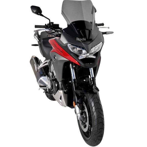 0101XX152 アルマックス ERMAX ハイプロテクション ウインドスクリーン 45cm 15年-16年 VFR800X Crossrunner ダークブラック 010156152 HD店