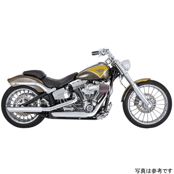 【メーカー在庫あり】 バンス＆ハインズ スリップオンマフラー ツインスラッシュ 3インチ PCX 07年-17年 ソフテイル クローム 16335 HD店