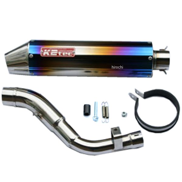 ケイツーテック K2tec スリップオンマフラー K-Dirt モタード 小バッフル XR250 チタン xr-moti-s HD店