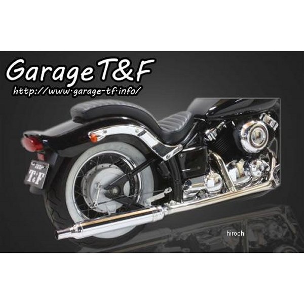 ガレージT＆F 2in1クラシックマフラー ステンレス タイプ5 ドラッグスター400 DS400CSML05 HD店