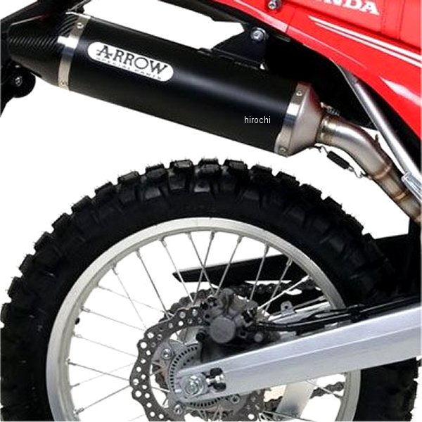 アロー ARROW スリップオンマフラー THUNDER 触媒あり 21年-23年 CRF250L アルミダーク/カーボンエンド 72528AKN-72178PZ HD店