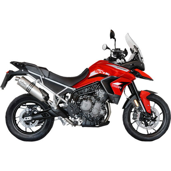 【USA在庫あり】 LEOVINCE LV One EVO スリップオンマフラー 20年-23年 トライアンフ Tiger 900GT シルバー 1811-4143 HD店