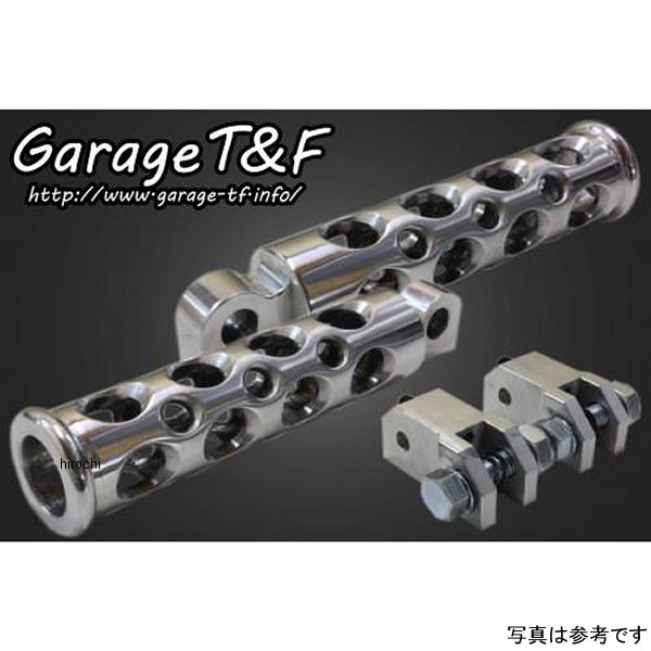 ガレージT＆F コンバットフットペグ リアSET 01年-08年 シャドウ400 ポリッシュ SHA400FP24B HD店