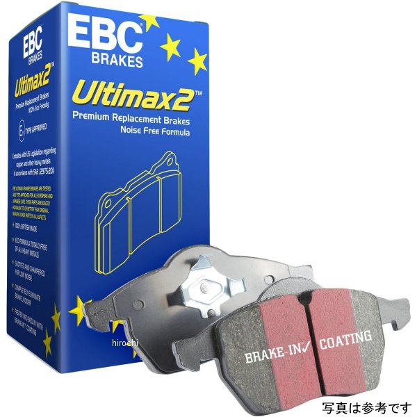 【USA在庫あり】 EBC 13年以降 フォード Fusion 1.6 ターボ Ultimax2 リア ブレーキパッド ebcUD1665 HD店